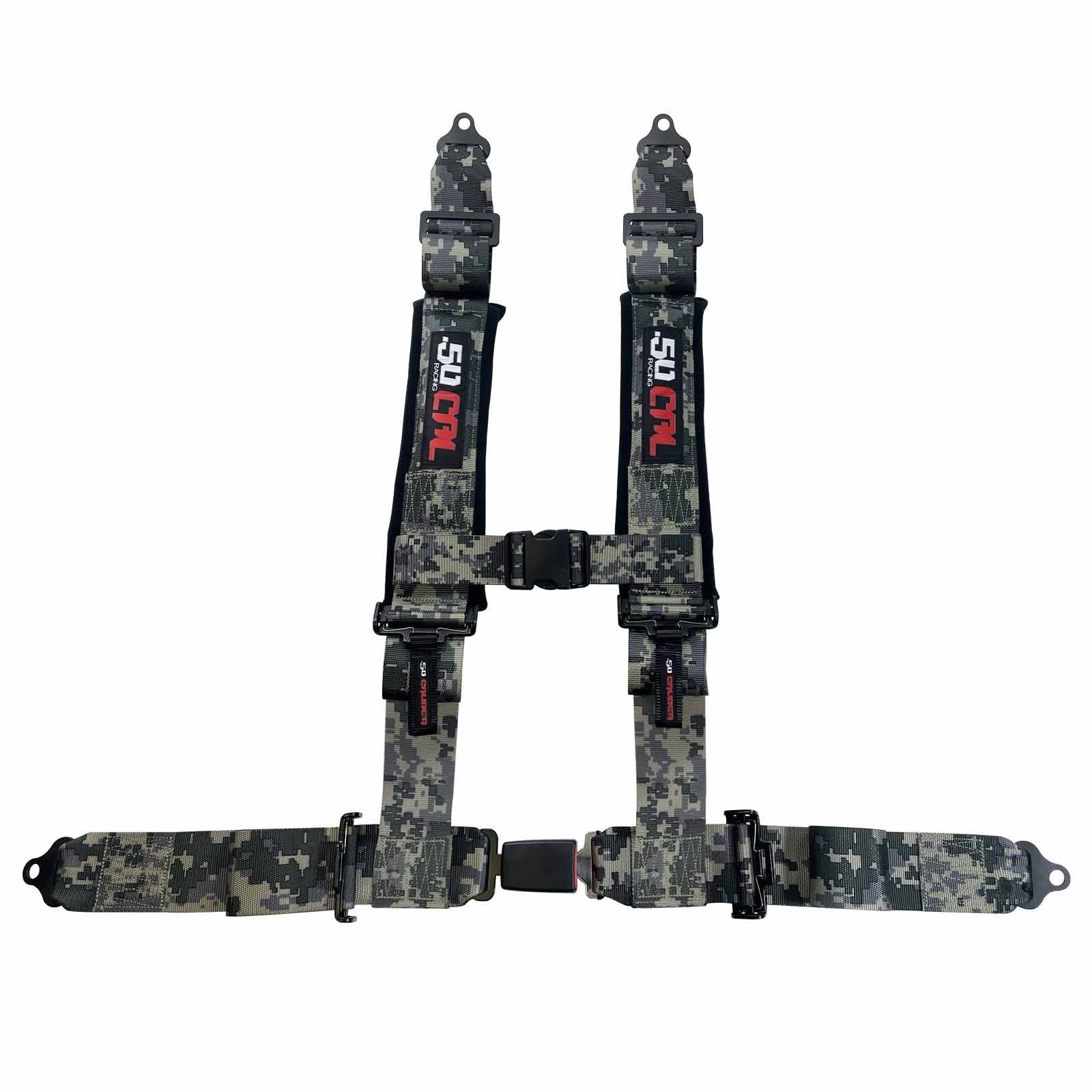 2" & 3" 4 point Harness with push button release