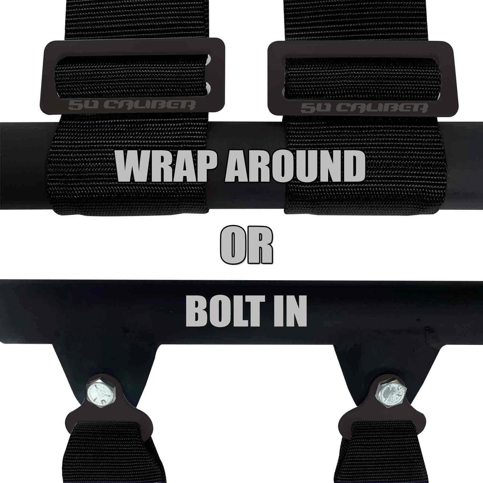 2" & 3" 4 point Harness with push button release