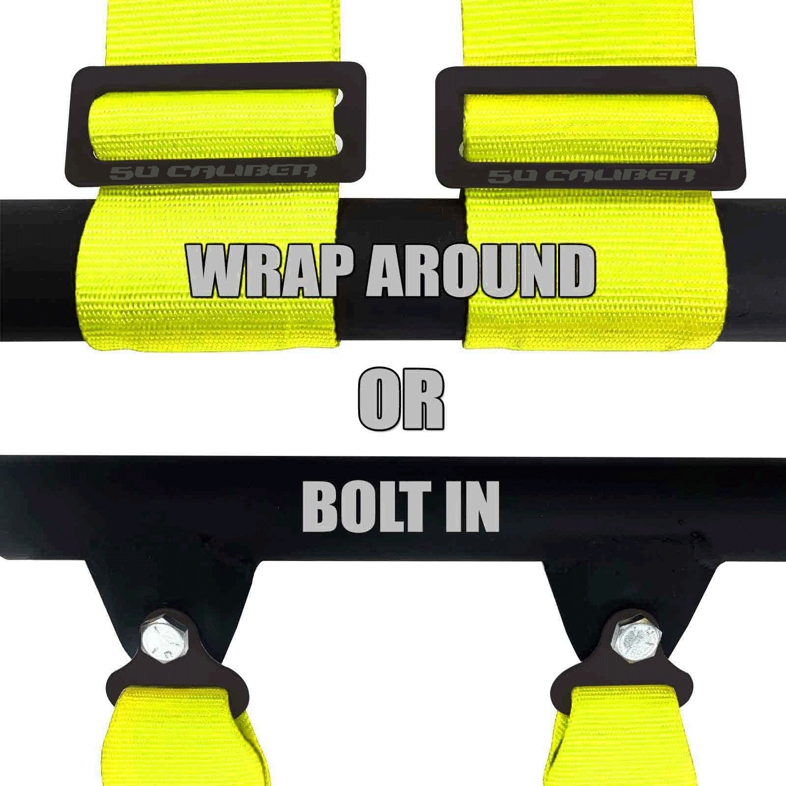 2" & 3" 4 point Harness with push button release