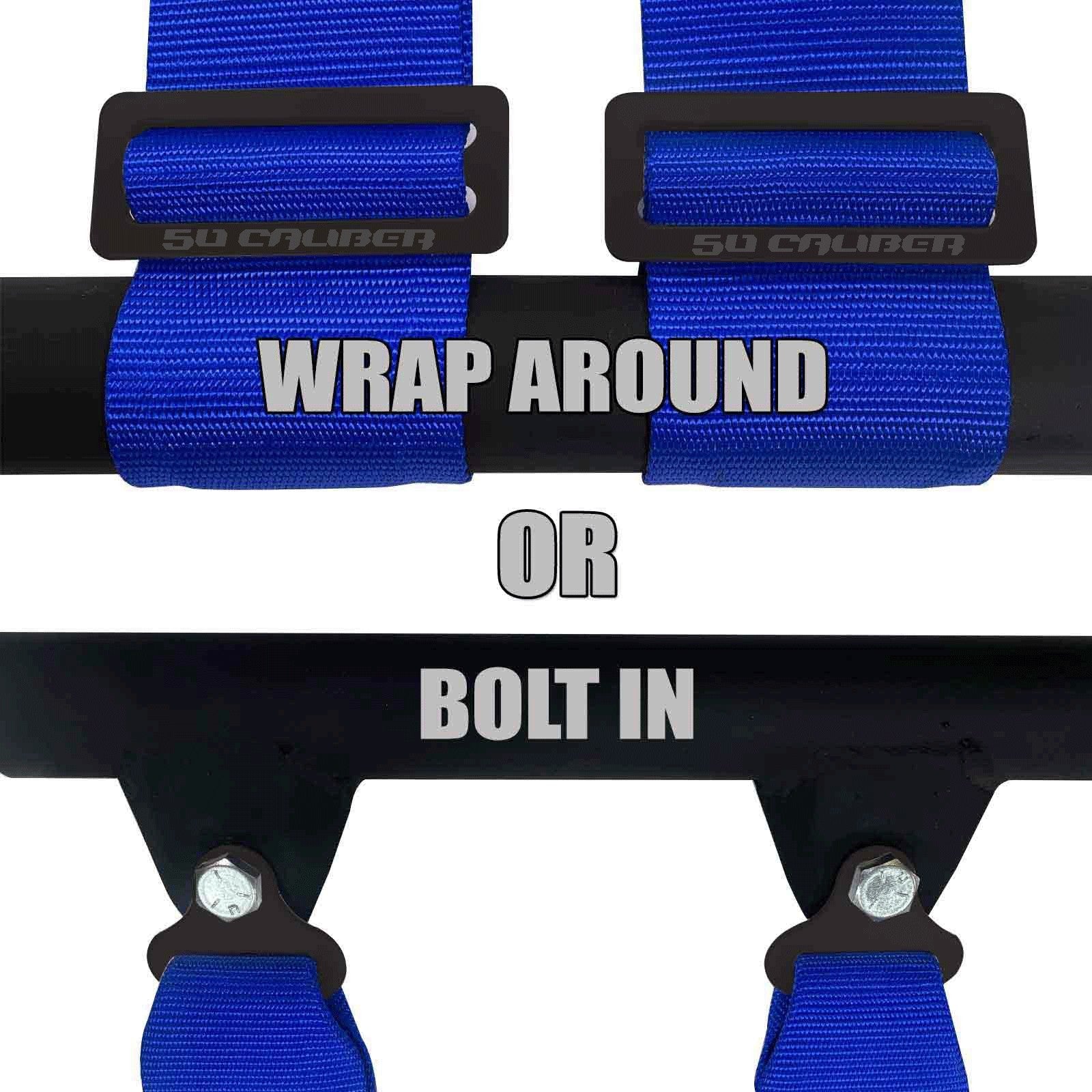 2" & 3" 4 point Harness with push button release