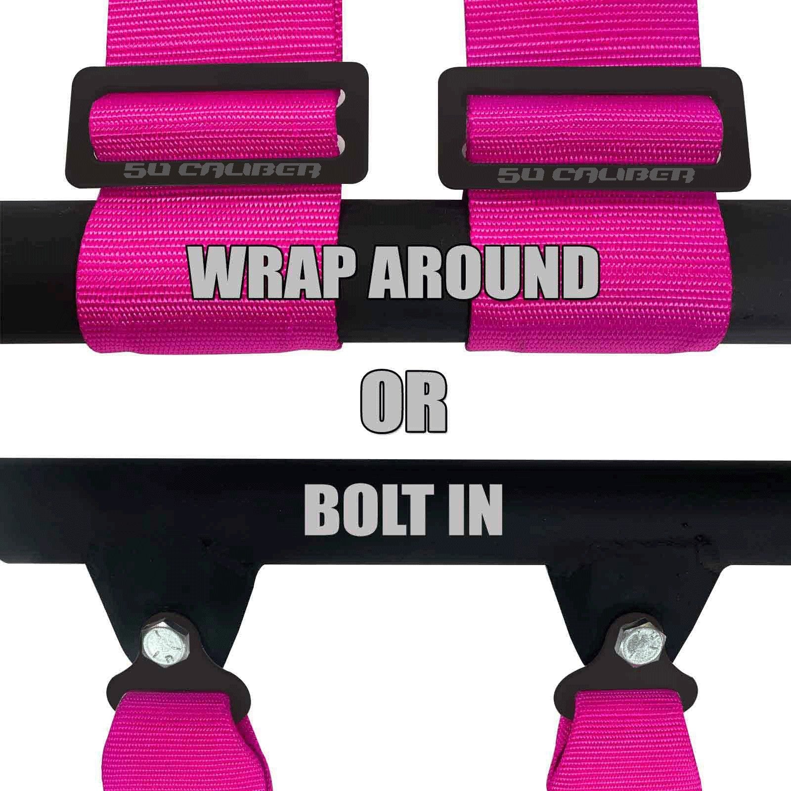 2" & 3" 4 point Harness with push button release