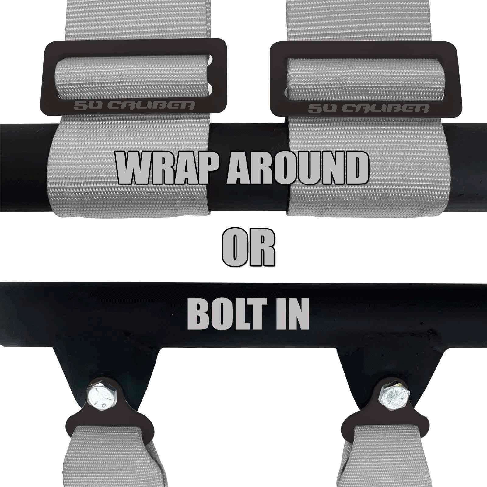 2" & 3" 4 point Harness with push button release