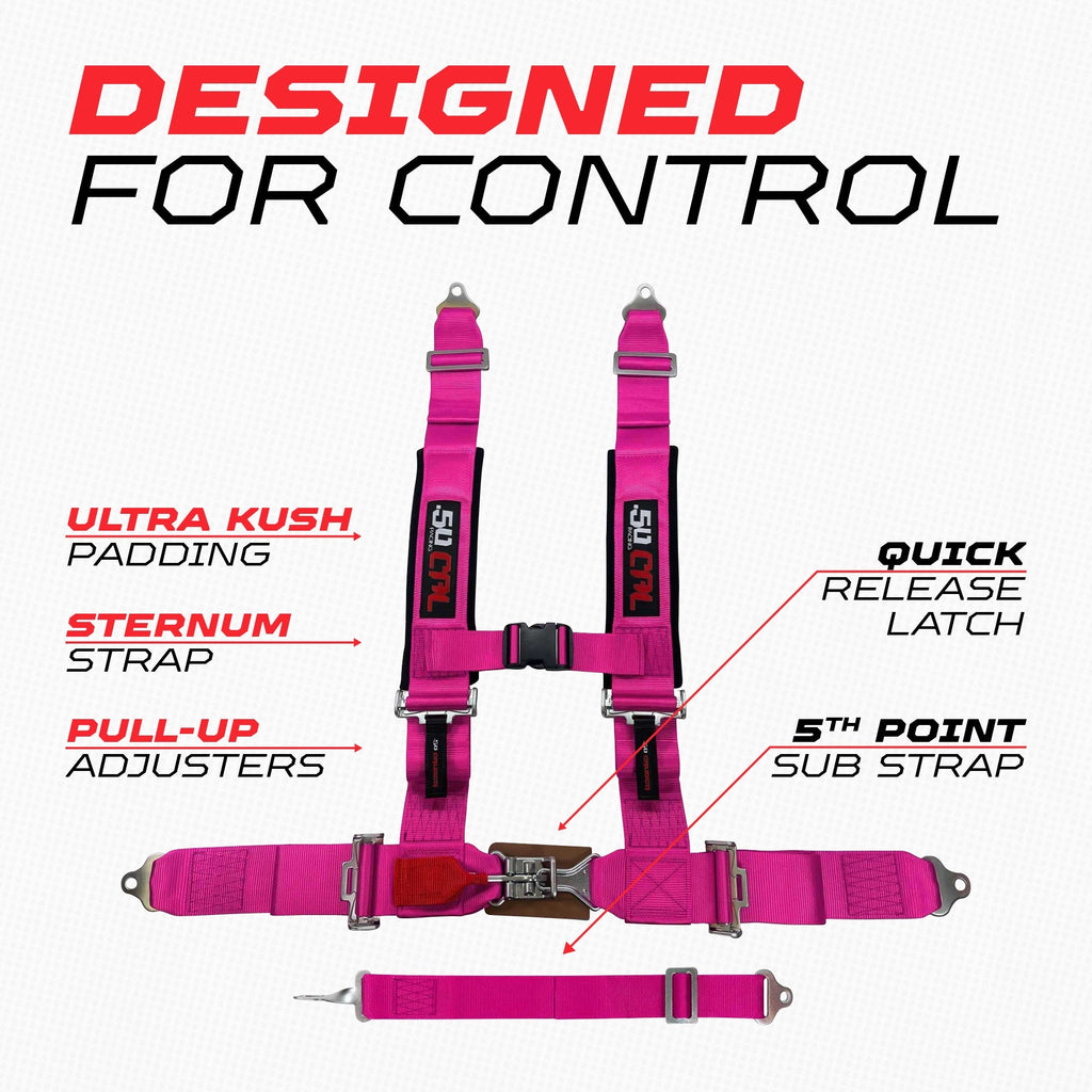 2" 5 point Harness 50 Caliber Racing Harness