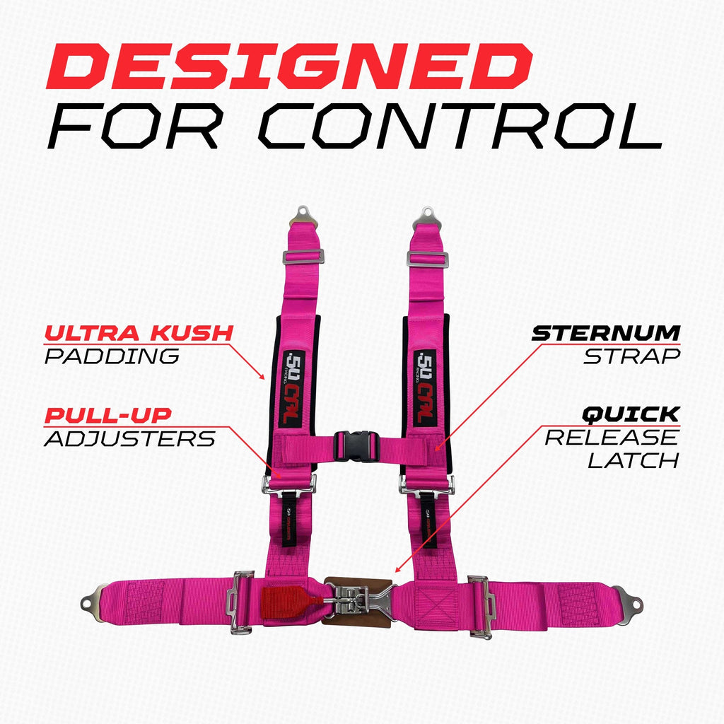 3" 5 point Harness 50 Caliber Racing Harness
