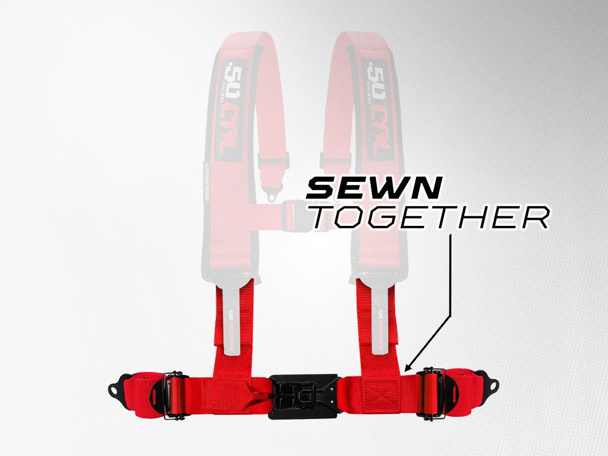 2" & 3" 4pt & 5pt Elite Series Race Latch "EZ" Adjust Harness