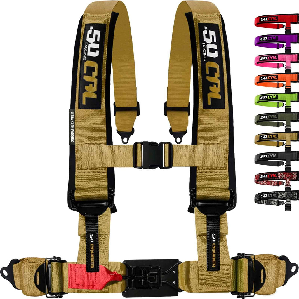2" & 3" 4pt & 5pt Elite Series Race Latch "EZ" Adjust Harness