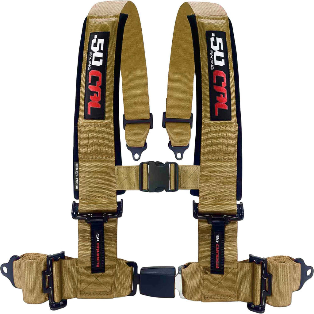 2" & 3" 4 point Harness with push button release
