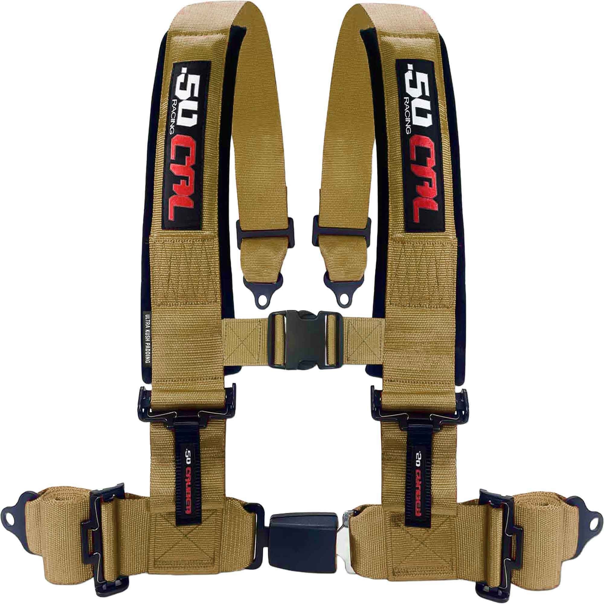 2" & 3" 4 point Harness with push button release
