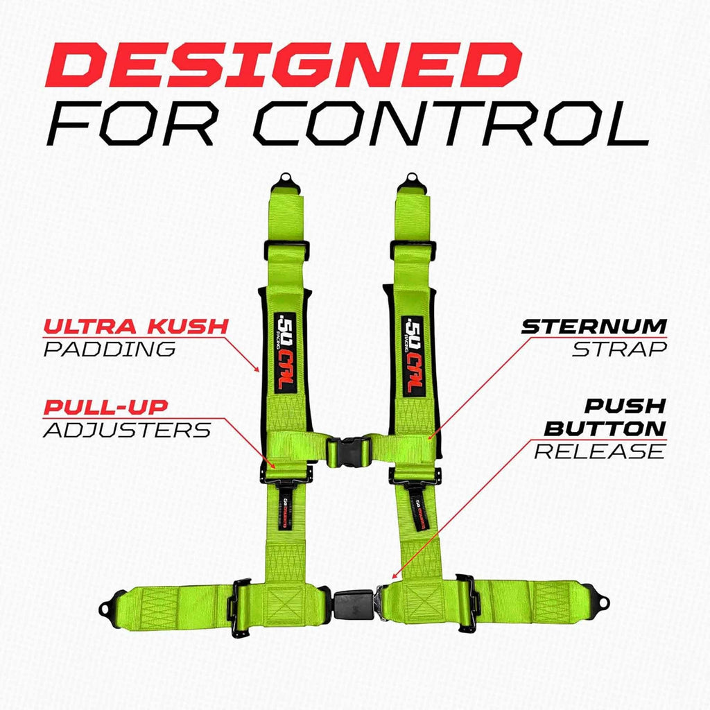 2" & 3" 4 point Harness with push button release