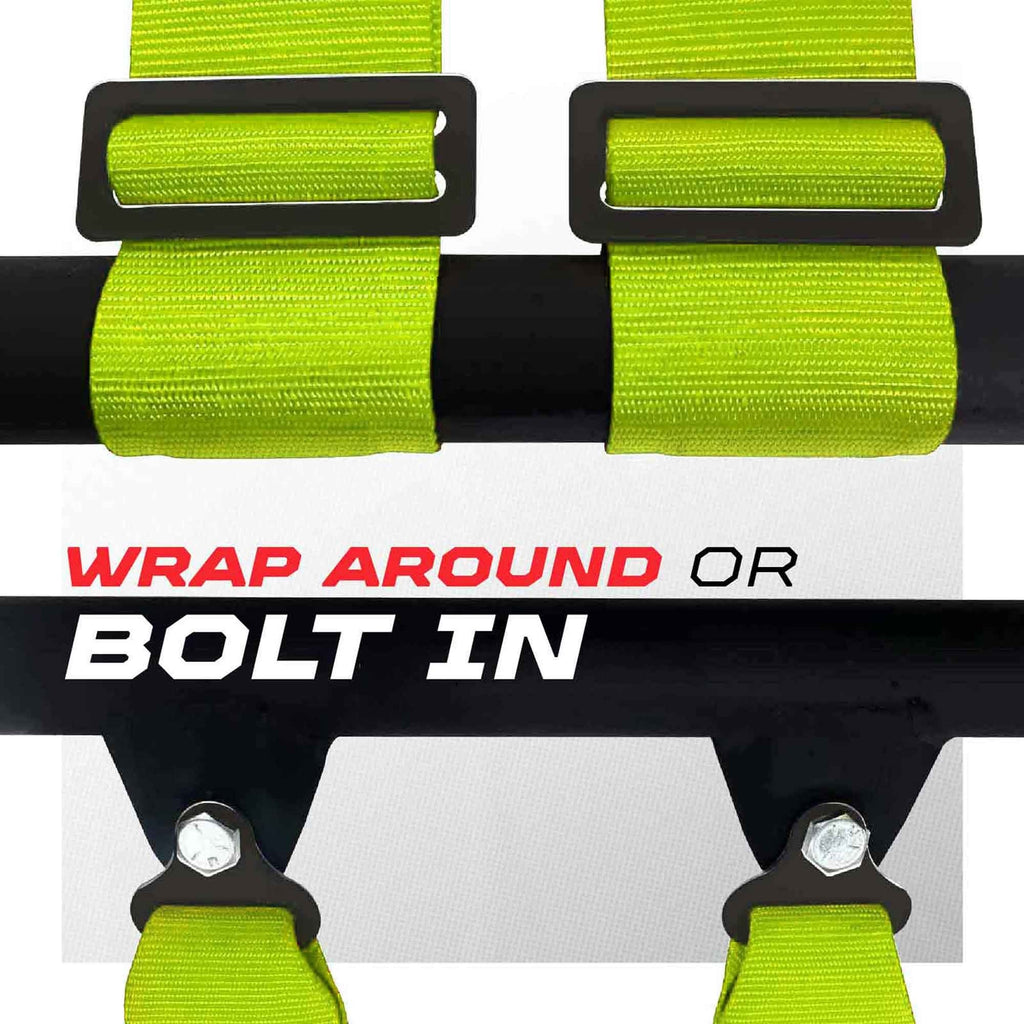 2" & 3" 4 point Harness with push button release