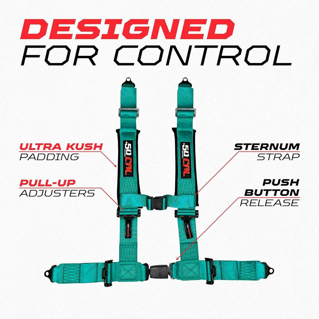 2" & 3" 4 point Harness with push button release