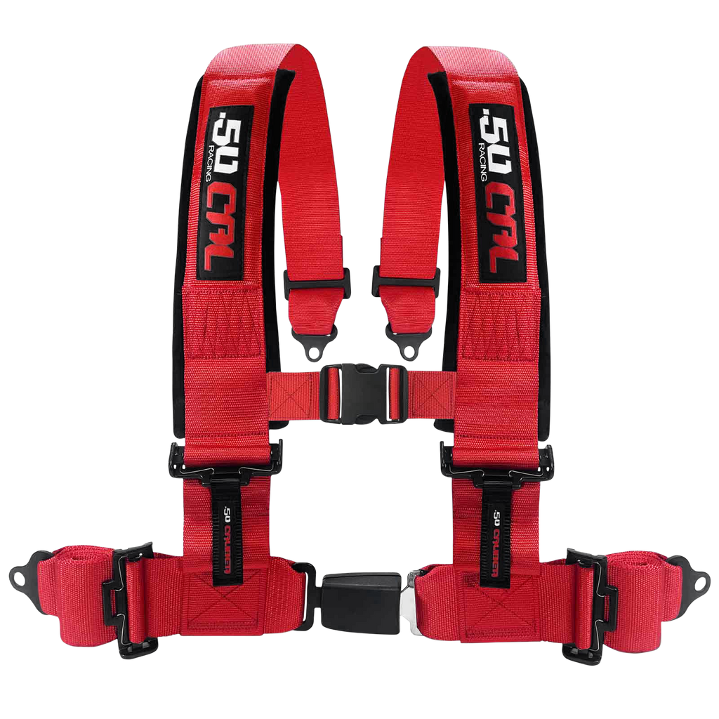 2" & 3" 4 point Harness with push button release