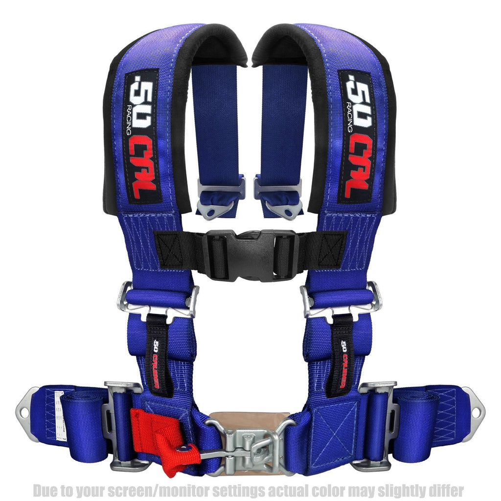 3" 4 point Harness Seat Belt 50 Caliber Racing