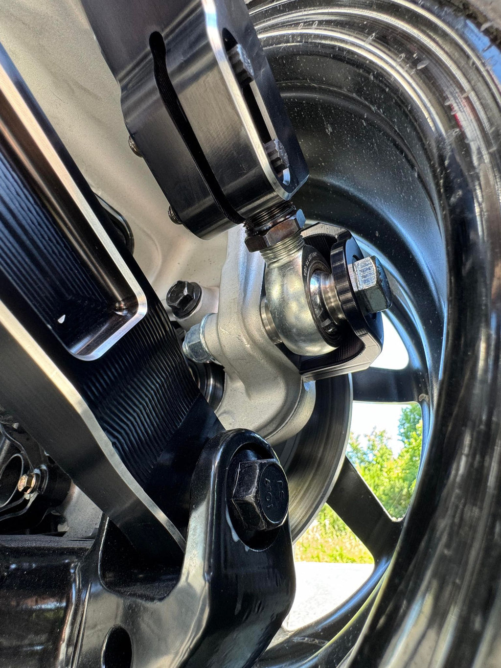 Maverick R Pro Rock High Clearance Billet Radius Rod Kit for use with Double E Rear Sway Bar