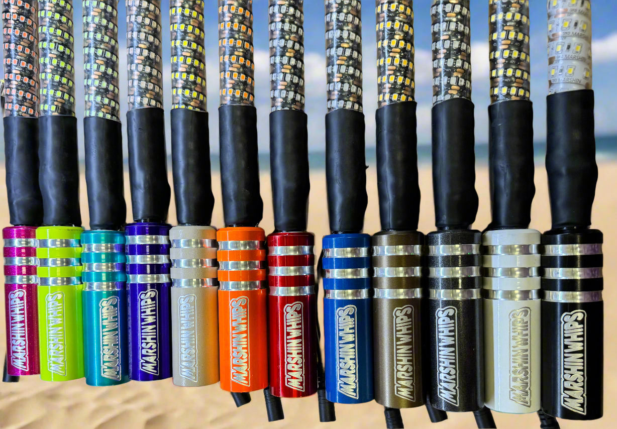 Game Changer LED Whip Set - Vibrant Blue