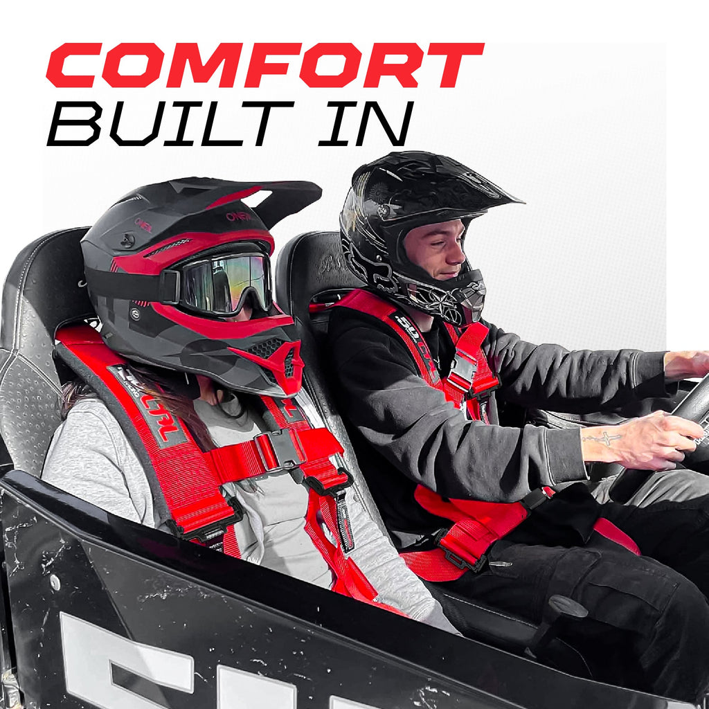 2" & 3" 4 point Harness with push button release