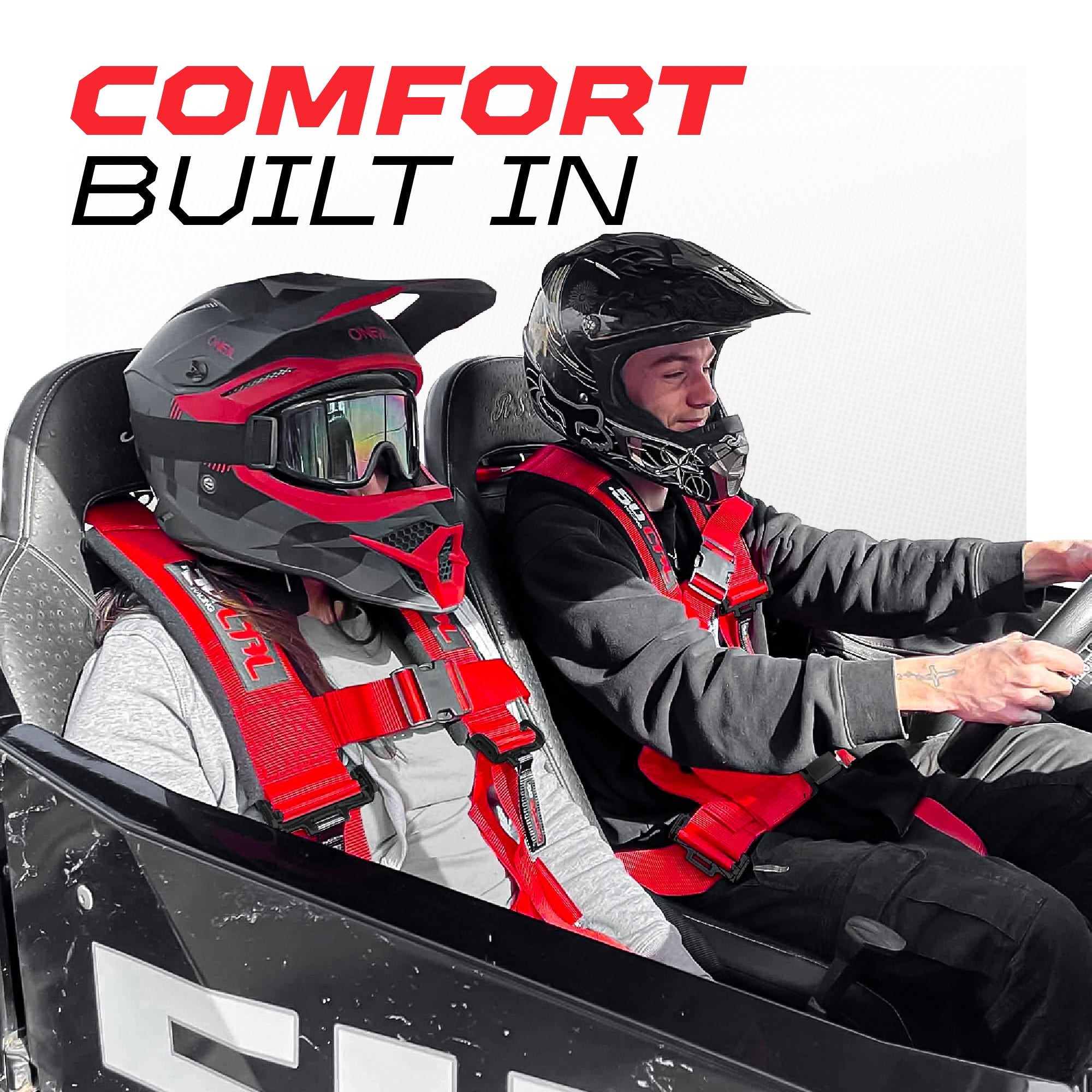 2" & 3" 4 point Harness with push button release