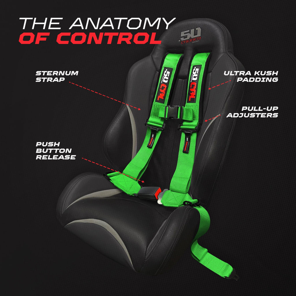2" & 3" 4 point Harness with push button release