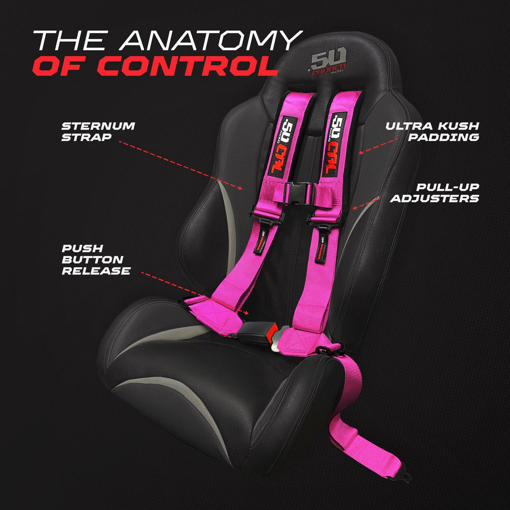 2" & 3" 4 point Harness with push button release