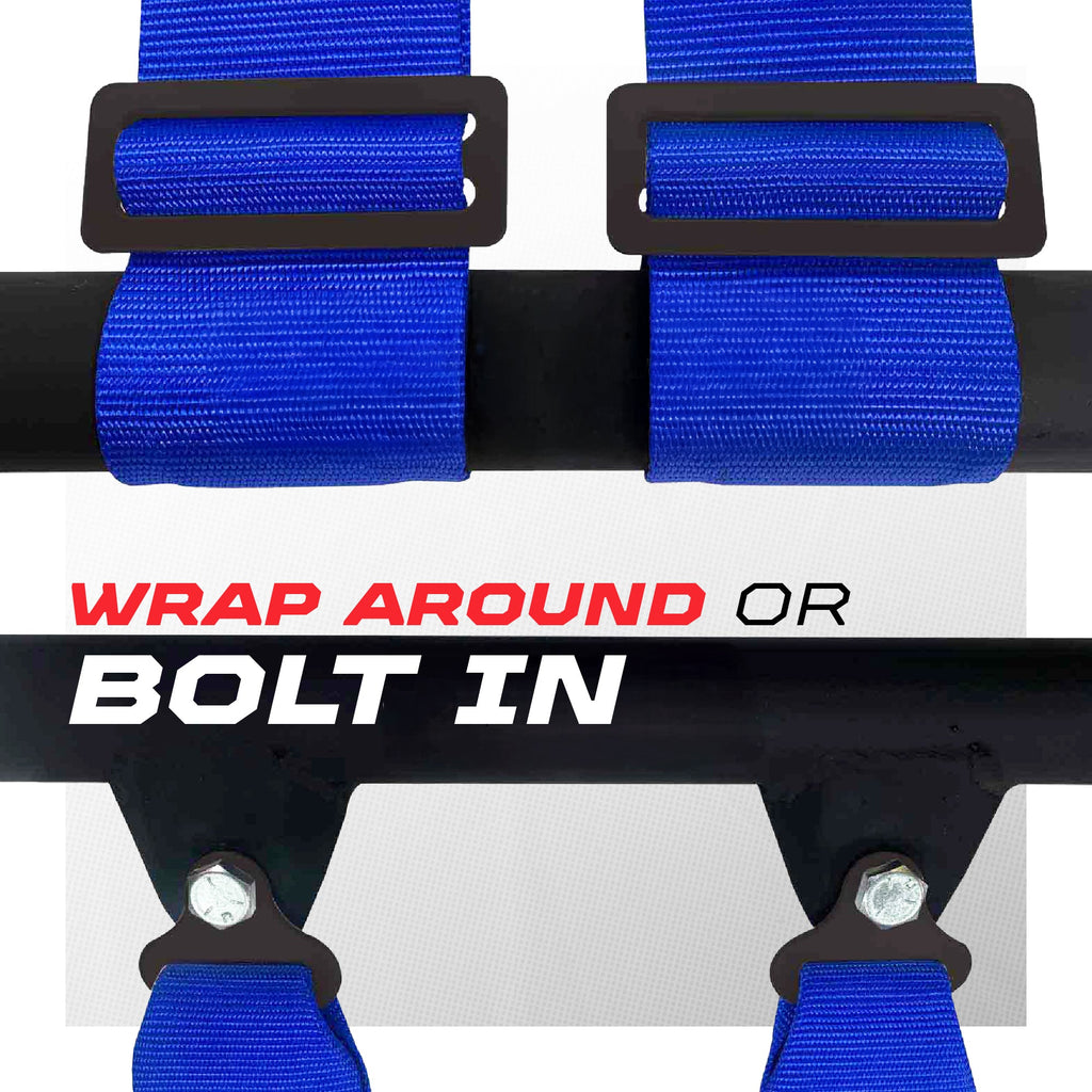 2" & 3" 4 point Harness with push button release