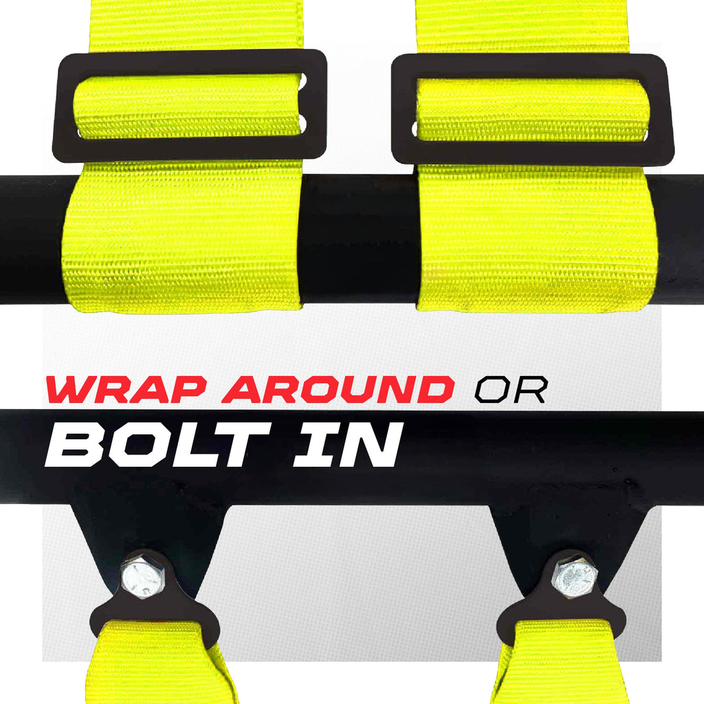 2" & 3" 4 point Harness with push button release