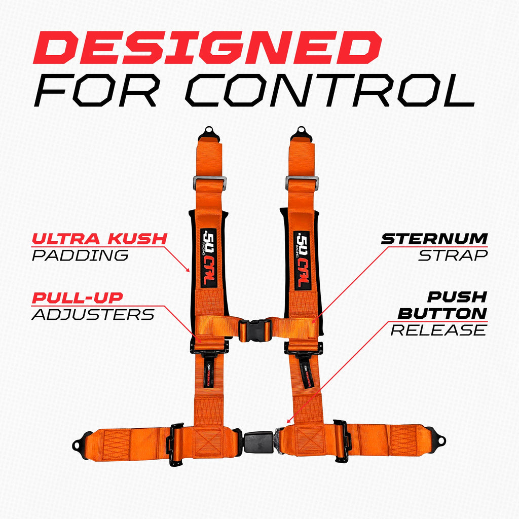 2" & 3" 4 point Harness with push button release