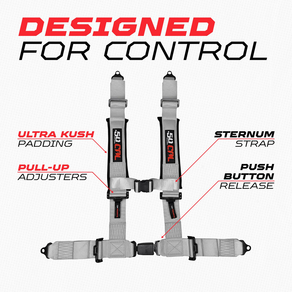 2" & 3" 4 point Harness with push button release