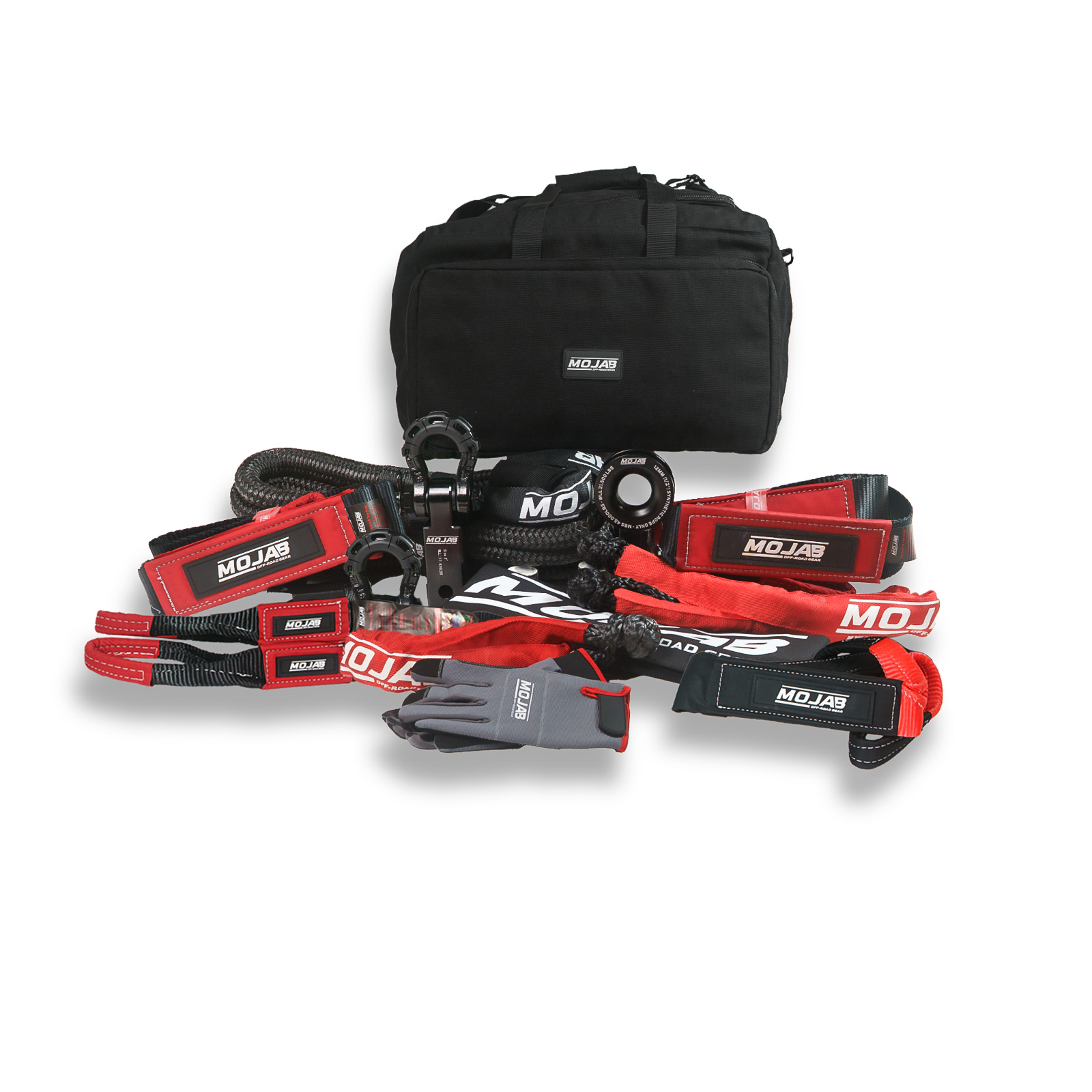Heavy-Duty Recovery Kit (14 items + 9 storage bags, 4 Velcro tapes) *Lifetime Warranty