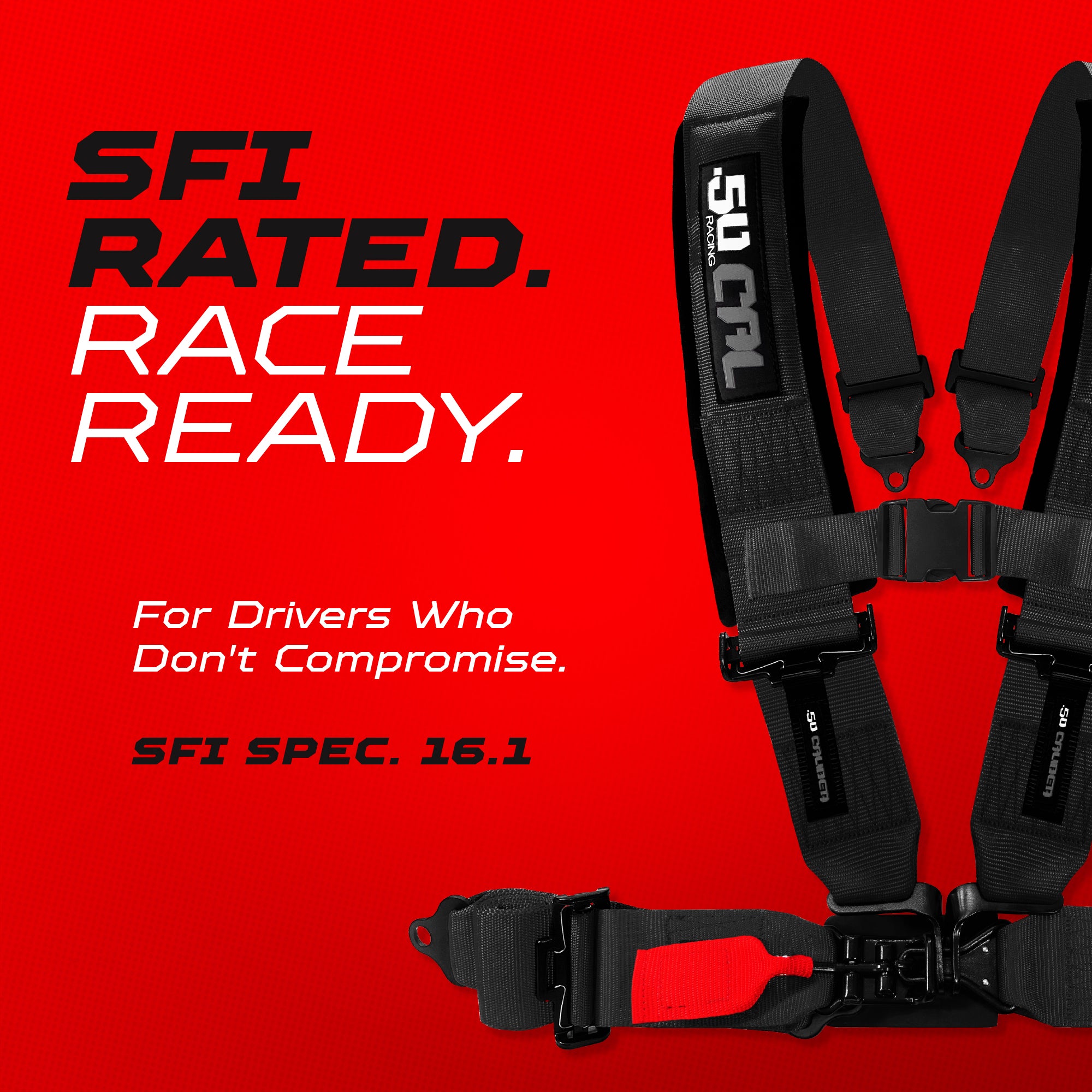SFI Approved 2" and  3" 5 point Harness, Racing Harness