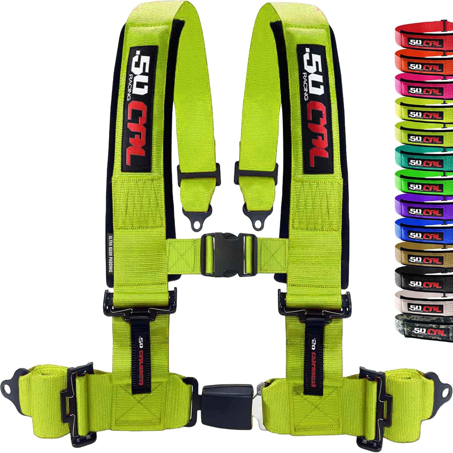 2" & 3" 4 point Harness with push button release