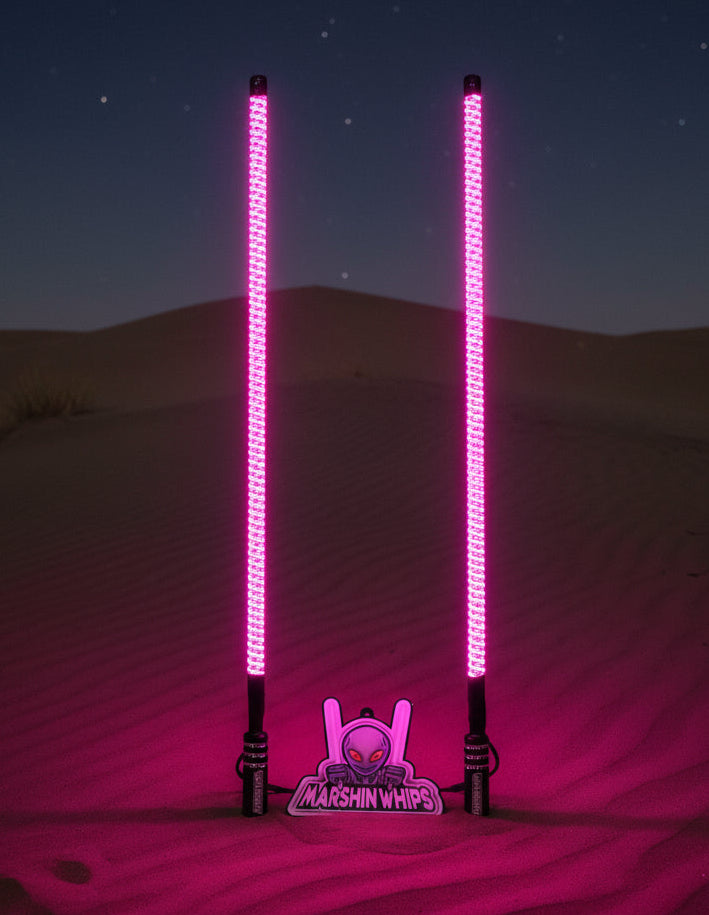 V2 Black Out LED Whip Set: The Ultimate Stealth